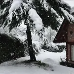 Casa familiar en el bosque