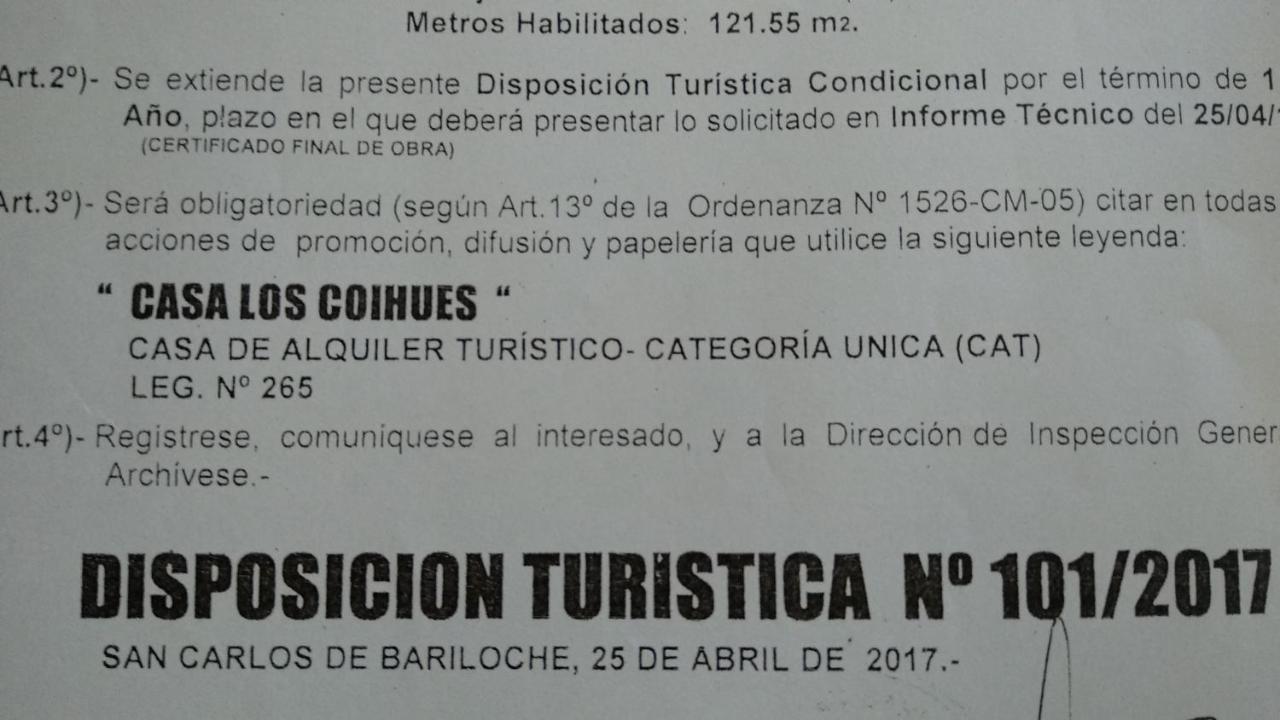 Casa Los Coihues Сasa de vacaciones San Carlos de Bariloche
